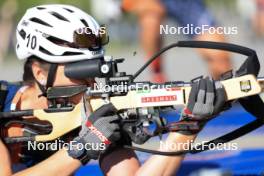 15.07.2024, Lenzerheide, Switzerland (SUI): Deedra Irwin (USA) - Biathlon summer training, Lenzerheide (SUI). www.nordicfocus.com. © Manzoni/NordicFocus. Every downloaded picture is fee-liable.