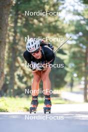 17.08.2024, Font-Romeu, France (FRA): Edgar Geny (FRA) - Biathlon summer training, Font-Romeu (FRA). www.nordicfocus.com. © Authamayou/NordicFocus. Every downloaded picture is fee-liable.