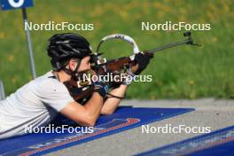 06.08.2024, Lenzerheide, Switzerland (SUI): Joscha Burkhalter (SUI) - Biathlon summer training, Lenzerheide (SUI). www.nordicfocus.com. © Manzoni/NordicFocus. Every downloaded picture is fee-liable.