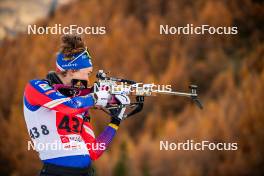 09.11.2024, Bessans, France (FRA): Lou Jeanmonnot (FRA) - Biathlon summer training, Bessans (FRA). www.nordicfocus.com. © Authamayou/NordicFocus. Every downloaded picture is fee-liable.