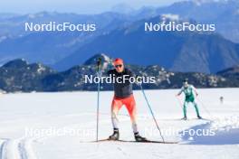 14.10.2024, Ramsau am Dachstein, Austria (AUT): Andreas Kuppelwieser (ITA), coach Team Switzerland - Biathlon summer training, Dachsteinglacier, Ramsau am Dachstein (AUT). www.nordicfocus.com. © Manzoni/NordicFocus. Every downloaded picture is fee-liable.