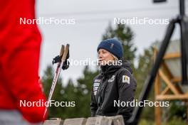 20.09.2024, Font-Romeu, France (FRA): Margit Soerensen (NOR), Coach Team Belgium - Biathlon summer training, Font-Romeu (FRA). www.nordicfocus.com. © Authamayou/NordicFocus. Every downloaded picture is fee-liable.