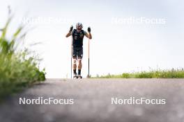 19.06.2024, Lavaze, Italy (ITA): Tommaso Giacomel (ITA) - Biathlon summer training, Lavaze (ITA). www.nordicfocus.com. © Vanzetta/NordicFocus. Every downloaded picture is fee-liable.