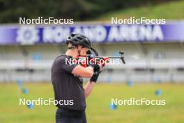 04.09.2024, Lenzerheide, Switzerland (SUI): Johannes Dale-Skjevdal (NOR) - Biathlon summer training, Lenzerheide (SUI). www.nordicfocus.com. © Manzoni/NordicFocus. Every downloaded picture is fee-liable.