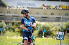 26.08.2024, Martell, Italy (ITA): Patrick Braunhofer (ITA) - Biathlon summer training, Martell (ITA). www.nordicfocus.com. © Vanzetta/NordicFocus. Every downloaded picture is fee-liable.