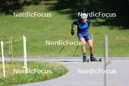 15.07.2024, Lenzerheide, Switzerland (SUI): Nikolas Burkhart (USA) - Biathlon summer training, Lenzerheide (SUI). www.nordicfocus.com. © Manzoni/NordicFocus. Every downloaded picture is fee-liable.