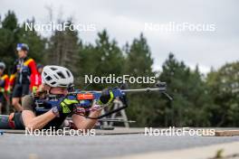 20.09.2024, Font-Romeu, France (FRA): Eve Bouvard (BEL) - Biathlon summer training, Font-Romeu (FRA). www.nordicfocus.com. © Authamayou/NordicFocus. Every downloaded picture is fee-liable.