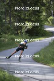 18.06.2024, Correncon-en-Vercors, France (FRA): Oscar Lombardot (FRA) - Biathlon summer training, Correncon-en-Vercors (FRA). www.nordicfocus.com. © Joly/NordicFocus. Every downloaded picture is fee-liable.