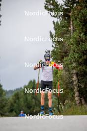 20.09.2024, Font-Romeu, France (FRA): Marek Mackels (BEL) - Biathlon summer training, Font-Romeu (FRA). www.nordicfocus.com. © Authamayou/NordicFocus. Every downloaded picture is fee-liable.