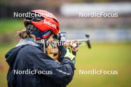 27.09.2024, Lavaze, Italy (ITA): Lisa Vittozzi (ITA) - Biathlon summer training, Lavaze (ITA). www.nordicfocus.com. © Barbieri/NordicFocus. Every downloaded picture is fee-liable.