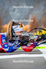 09.11.2024, Bessans, France (FRA): Oceane Michelon (FRA) - Biathlon summer training, Bessans (FRA). www.nordicfocus.com. © Authamayou/NordicFocus. Every downloaded picture is fee-liable.