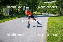 17.07.2024, Martell, Italy (ITA): Mirco Romanin (ITA) - Biathlon summer training, Martell (ITA). www.nordicfocus.com. © Barbieri/NordicFocus. Every downloaded picture is fee-liable.