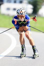 18.07.2024, Lenzerheide, Switzerland (SUI): Vaclav Cervenka (USA) - Biathlon summer training, Lenzerheide (SUI). www.nordicfocus.com. © Manzoni/NordicFocus. Every downloaded picture is fee-liable.