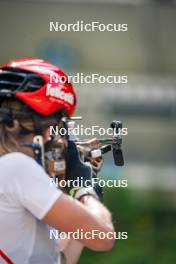 17.07.2024, Martell, Italy (ITA): Lisa Vittozzi (ITA) - Biathlon summer training, Martell (ITA). www.nordicfocus.com. © Barbieri/NordicFocus. Every downloaded picture is fee-liable.