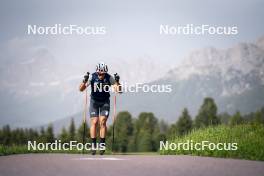 19.06.2024, Lavaze, Italy (ITA): Tommaso Giacomel (ITA) - Biathlon summer training, Lavaze (ITA). www.nordicfocus.com. © Vanzetta/NordicFocus. Every downloaded picture is fee-liable.