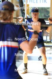 18.07.2024, Lenzerheide, Switzerland (SUI): Campbell Wright (NZL) - Biathlon summer training, Lenzerheide (SUI). www.nordicfocus.com. © Manzoni/NordicFocus. Every downloaded picture is fee-liable.