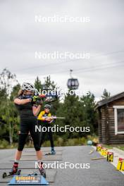 20.09.2024, Font-Romeu, France (FRA): Eve Bouvard (BEL) - Biathlon summer training, Font-Romeu (FRA). www.nordicfocus.com. © Authamayou/NordicFocus. Every downloaded picture is fee-liable.