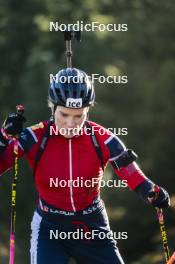 21.10.2024, Lavaze, Italy (ITA): Juni Arnekleiv (NOR) - Biathlon summer training, Lavaze (ITA). www.nordicfocus.com. © Vanzetta/NordicFocus. Every downloaded picture is fee-liable.