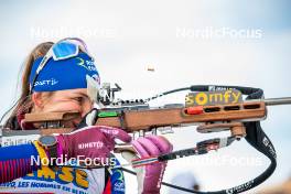 09.11.2024, Bessans, France (FRA): Justine Braisaz-Bouchet (FRA) - Biathlon summer training, Bessans (FRA). www.nordicfocus.com. © Authamayou/NordicFocus. Every downloaded picture is fee-liable.