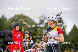 20.09.2024, Font-Romeu, France (FRA): Maya Cloetens (BEL) - Biathlon summer training, Font-Romeu (FRA). www.nordicfocus.com. © Authamayou/NordicFocus. Every downloaded picture is fee-liable.