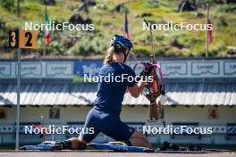 31.07.2024, Lavaze, Italy (ITA): Anna Gandler (AUT) - Biathlon summer training, Lavaze (ITA). www.nordicfocus.com. © Barbieri/NordicFocus. Every downloaded picture is fee-liable.