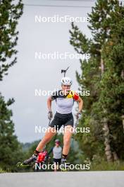 20.09.2024, Font-Romeu, France (FRA): Maya Cloetens (BEL) - Biathlon summer training, Font-Romeu (FRA). www.nordicfocus.com. © Authamayou/NordicFocus. Every downloaded picture is fee-liable.