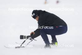 11.10.2024, Ramsau am Dachstein, Austria (AUT): Cyril Burdet (FRA), coach Team France - Biathlon summer training, Ramsau am Dachstein (AUT). www.nordicfocus.com. © Manzoni/NordicFocus. Every downloaded picture is fee-liable.