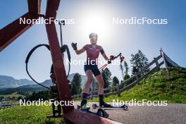 31.07.2024, Lavaze, Italy (ITA): Anna Juppe (AUT) - Biathlon summer training, Lavaze (ITA). www.nordicfocus.com. © Barbieri/NordicFocus. Every downloaded picture is fee-liable.