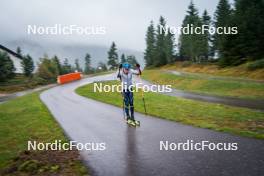 27.09.2024, Lavaze, Italy (ITA): Lukas Hofer (ITA) - Biathlon summer training, Lavaze (ITA). www.nordicfocus.com. © Barbieri/NordicFocus. Every downloaded picture is fee-liable.