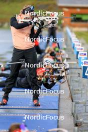 10.09.2024, Lenzerheide, Switzerland (SUI): Amy Baserga (SUI) - Biathlon summer training, Lenzerheide (SUI). www.nordicfocus.com. © Manzoni/NordicFocus. Every downloaded picture is fee-liable.