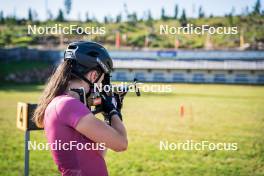 31.07.2024, Lavaze, Italy (ITA): Anna Juppe (AUT) - Biathlon summer training, Lavaze (ITA). www.nordicfocus.com. © Barbieri/NordicFocus. Every downloaded picture is fee-liable.