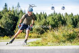 05.09.2024, Font-Romeu, France (FRA): Malte Stefansson (SWE) - Biathlon summer training, Font-Romeu (FRA). www.nordicfocus.com. © Authamayou/NordicFocus. Every downloaded picture is fee-liable.