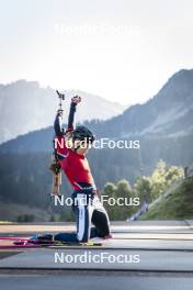 21.10.2024, Lavaze, Italy (ITA): Juni Arnekleiv (NOR) - Biathlon summer training, Lavaze (ITA). www.nordicfocus.com. © Vanzetta/NordicFocus. Every downloaded picture is fee-liable.