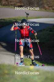 22.10.2024, Lavaze, Italy (ITA): Juni Arnekleiv (NOR) - Biathlon summer training, Lavaze (ITA). www.nordicfocus.com. © Vanzetta/NordicFocus. Every downloaded picture is fee-liable.