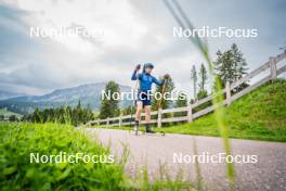 15.06.2024, Lavaze, Italy (ITA): Malte Stefansson (SWE) - Biathlon summer training, Lavaze (ITA). www.nordicfocus.com. © Barbieri/NordicFocus. Every downloaded picture is fee-liable.