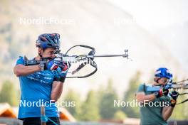 28.08.2024, Bessans, France (FRA): Quentin Fillon-Maillet (FRA) - Biathlon summer training, Bessans (FRA). www.nordicfocus.com. © Authamayou/NordicFocus. Every downloaded picture is fee-liable.