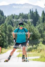 17.08.2024, Font-Romeu, France (FRA): Flavio Guy (FRA) - Biathlon summer training, Font-Romeu (FRA). www.nordicfocus.com. © Authamayou/NordicFocus. Every downloaded picture is fee-liable.