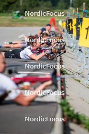 29.08.2024, Bessans, France (FRA): Lou Jeanmonnot (FRA) - Biathlon summer training, Bessans (FRA). www.nordicfocus.com. © Authamayou/NordicFocus. Every downloaded picture is fee-liable.