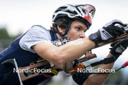 26.08.2024, Martell, Italy (ITA): Tommaso Giacomel (ITA) - Biathlon summer training, Martell (ITA). www.nordicfocus.com. © Vanzetta/NordicFocus. Every downloaded picture is fee-liable.