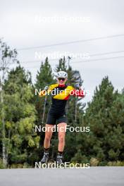 20.09.2024, Font-Romeu, France (FRA): Maya Cloetens (BEL) - Biathlon summer training, Font-Romeu (FRA). www.nordicfocus.com. © Authamayou/NordicFocus. Every downloaded picture is fee-liable.