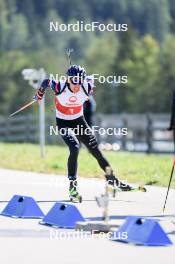 15.09.2024, Lenzerheide, Switzerland (SUI): Quentin Fillon Maillet (FRA) - Sommer Nordic Event 2024, Sommer Biathlon Cup, Lenzerheide (SUI). www.nordicfocus.com. © Manzoni/NordicFocus. Every downloaded picture is fee-liable.