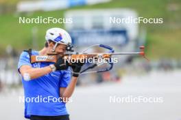 04.09.2024, Lenzerheide, Switzerland (SUI): Sturla Holm Laegreid (NOR) - Biathlon summer training, Lenzerheide (SUI). www.nordicfocus.com. © Manzoni/NordicFocus. Every downloaded picture is fee-liable.