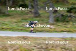 20.09.2024, Font-Romeu, France (FRA): Eve Bouvard (BEL) - Biathlon summer training, Font-Romeu (FRA). www.nordicfocus.com. © Authamayou/NordicFocus. Every downloaded picture is fee-liable.