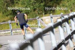 10.09.2024, Lenzerheide, Switzerland (SUI): Bogdan Tsymbal (UKR) - Biathlon summer training, Lenzerheide (SUI). www.nordicfocus.com. © Manzoni/NordicFocus. Every downloaded picture is fee-liable.