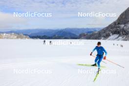 14.10.2024, Ramsau am Dachstein, Austria (AUT): Dmytro Pidruchnyi (UKR) - Biathlon summer training, Dachsteinglacier, Ramsau am Dachstein (AUT). www.nordicfocus.com. © Manzoni/NordicFocus. Every downloaded picture is fee-liable.