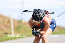 15.07.2024, Lenzerheide, Switzerland (SUI): Grace Castonguay (USA) - Biathlon summer training, Lenzerheide (SUI). www.nordicfocus.com. © Manzoni/NordicFocus. Every downloaded picture is fee-liable.