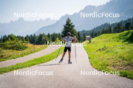 31.07.2024, Lavaze, Italy (ITA): Antonin Guigonnat (FRA) - Biathlon summer training, Lavaze (ITA). www.nordicfocus.com. © Barbieri/NordicFocus. Every downloaded picture is fee-liable.