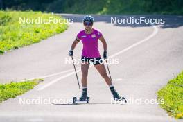 31.07.2024, Lavaze, Italy (ITA): Dunja Zdouc (AUT) - Biathlon summer training, Lavaze (ITA). www.nordicfocus.com. © Barbieri/NordicFocus. Every downloaded picture is fee-liable.