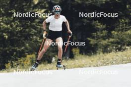 19.05.2024, Forni Avoltri, Italy (ITA): Lisa Vittozzi (ITA) - Biathlon summer training, Forni Avoltri (ITA). www.nordicfocus.com. © Del Fabbro/NordicFocus. Every downloaded picture is fee-liable.