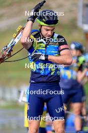 10.09.2024, Lenzerheide, Switzerland (SUI): Taras Lesiuk (UKR) - Biathlon summer training, Lenzerheide (SUI). www.nordicfocus.com. © Manzoni/NordicFocus. Every downloaded picture is fee-liable.